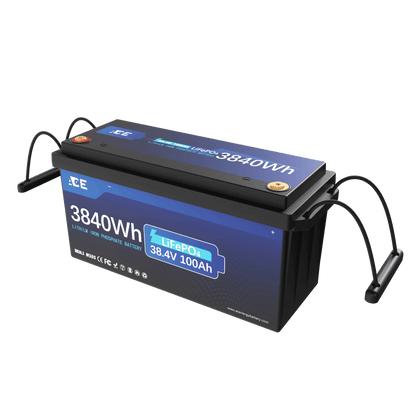 ACEnergy 36V 100Ah LiFePO4 Li-Ion Battery supply 38.4V 3840Wh 3.8KWh
