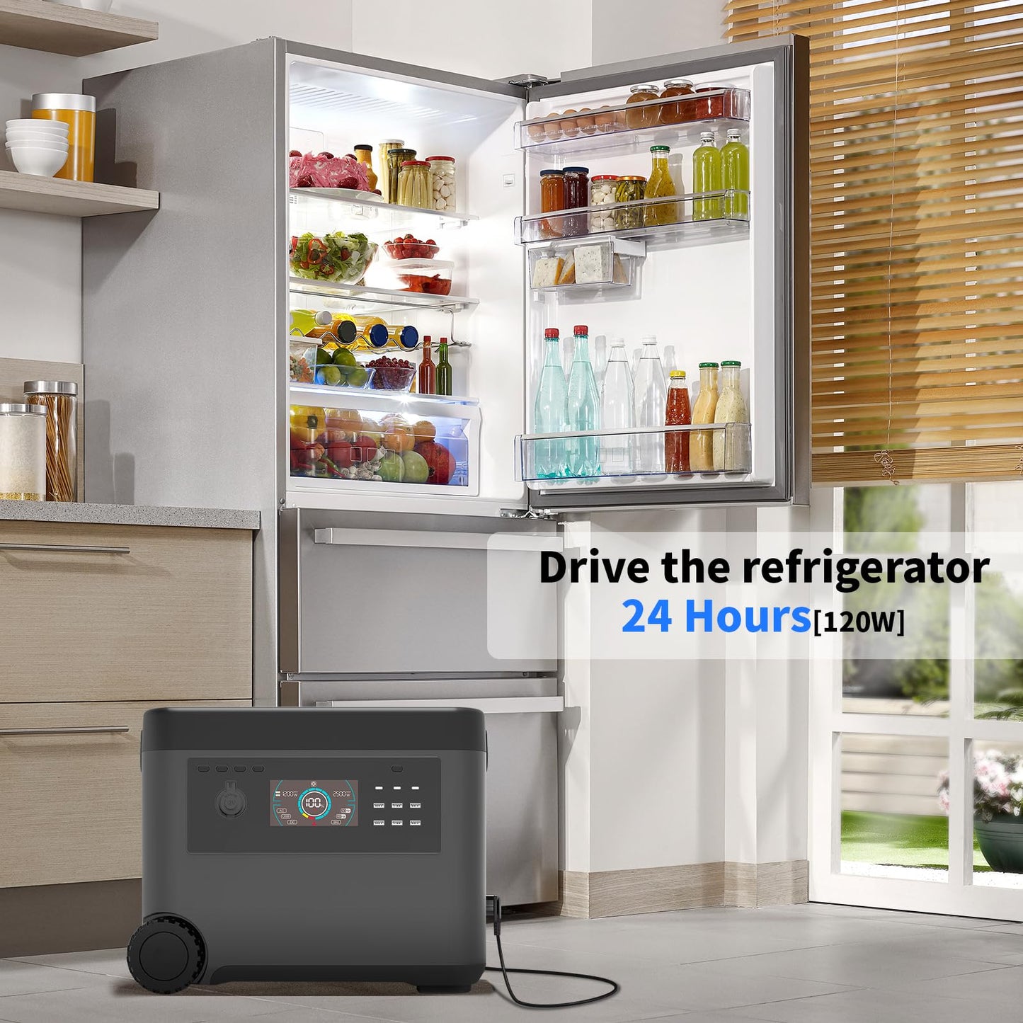 H2000 Acenergy 2160Wh 2500w Portable Charging Station LiFePO4 Battery