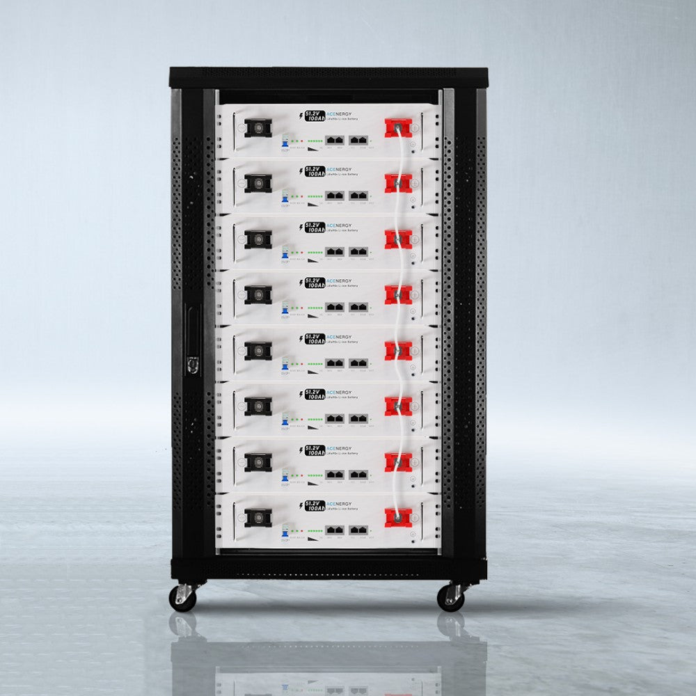 Server Rack Battery Portable 48V 100Ah LiFePO4 Server Rack Lithium Iron Phosphate Battery丨1U 5KWh ...