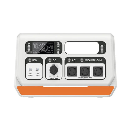 2200W 2048Wh LiFePo4 All-in-one Balcony Solar Off/on Grid Charging Station